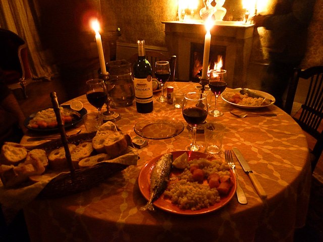 We do have some romantic dinner during Halloween hihi